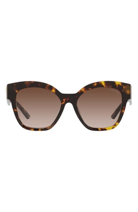 Prada 59mm Gradient Geometric Sunglasses 